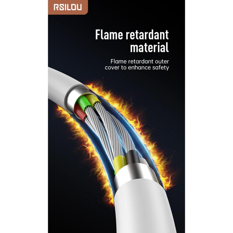 كابل Rsilou Type-C 120W 100CM R2009-001