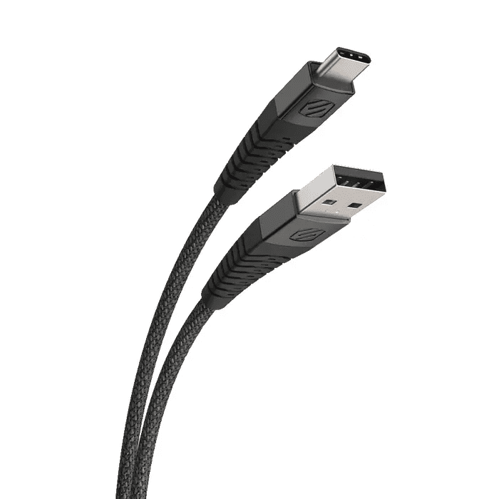 Scosche Strikeline Heavy-Duty USB-A to USB-C Braided Cable (3M)