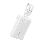 باور بانك Anker Zolo سعة 10000 مللي أمبير، قدرة 35 وات، بكابلين USB-C مدمجين