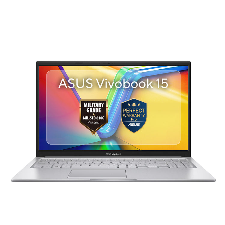 لابتوب ASUS Vivobook 15 معالج Intel® Core™ 7 350، ذاكرة 8 جيجابايت، سعة 512 جيجابايت SSD، بطاقة Intel® Graphics، شاشة 15.6 بوصة FHD، ويندوز 11، فضي
