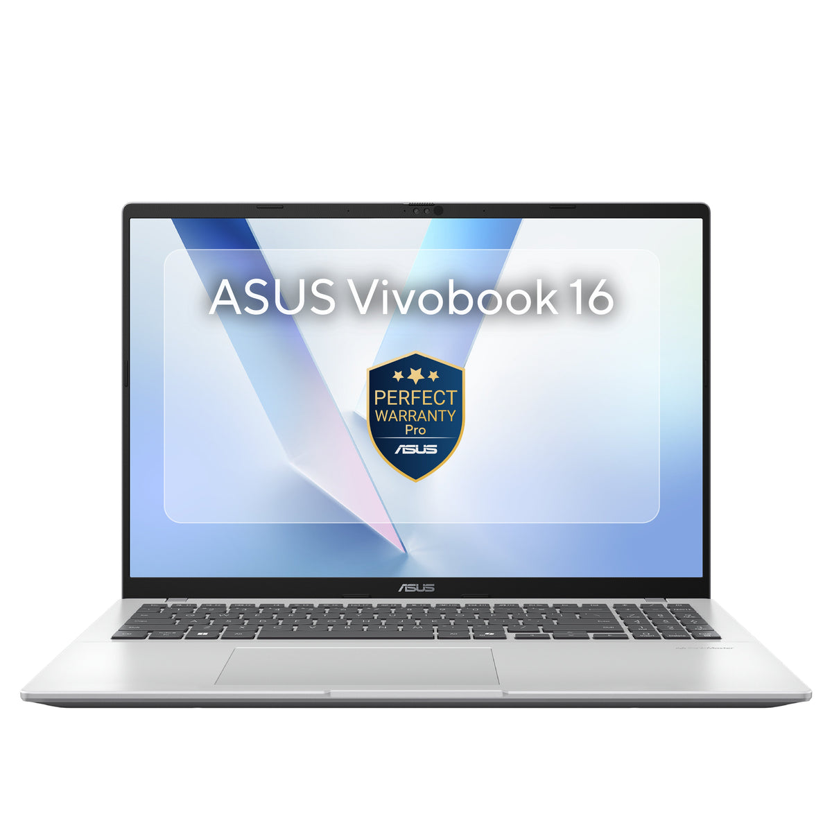 لابتوب ASUS Vivobook 16 معالج Qualcomm Snapdragon® X X1-26-100، ذاكرة 16 جيجابايت، سعة 512 جيجابايت SSD، بطاقة Qualcomm® Adreno™ GPU، شاشة 16 بوصة WUXGA، ويندوز 11، فضي