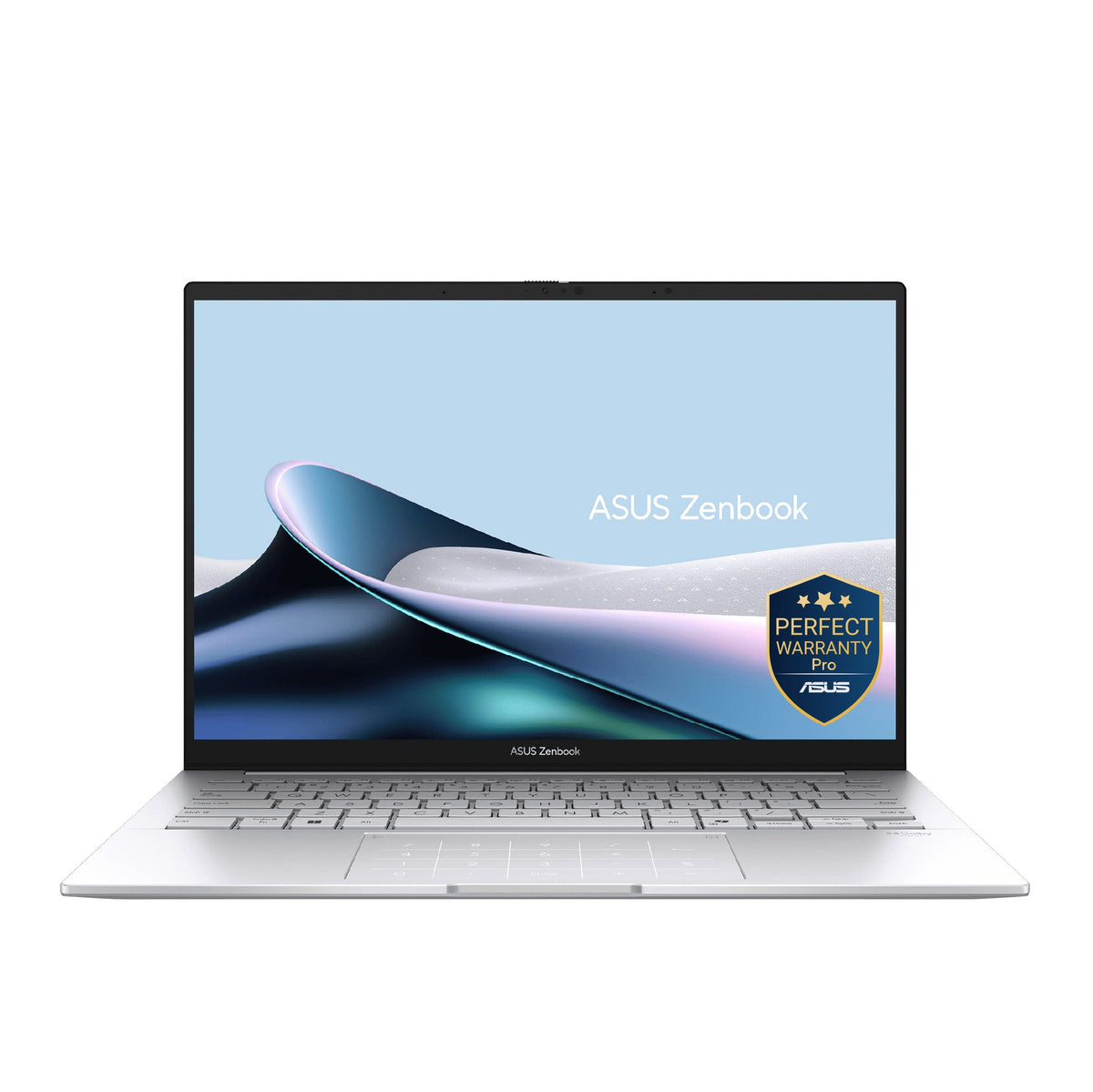 أسوس زين بوك 14 لابتوب، Intel® Core™ Ultra 9، رامات 32 جيجابايت، 1 تيرابايت SSD، معالج إنتل آرك، 14 بوصة 3K، ويندوز 11، UX3405CA-PP009W فضي