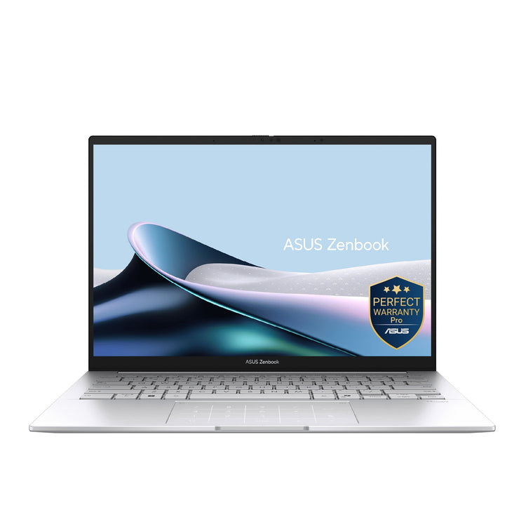 أسوس زين بوك 14 لابتوب، Intel® Core™ Ultra 9، رامات 32 جيجابايت، 1 تيرابايت SSD، معالج إنتل آرك، 14 بوصة 3K، ويندوز 11، UX3405CA-PP009W فضي