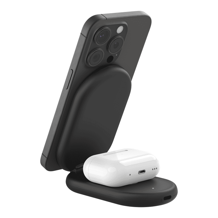 Belkin BoostCharge 2in1 Wireless Charging Stand with Magnetic Qi2 15W