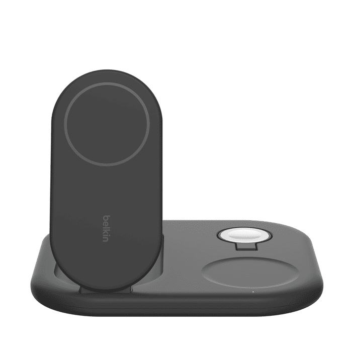Belkin BoostCharge 3-in-1 Magnetic Charging Stand with Qi2 Fast Wireless Charging 15W