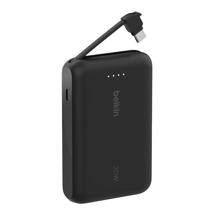 Belkin BoostCharge Power Bank 10K with Integrated Cable USB-C 20W