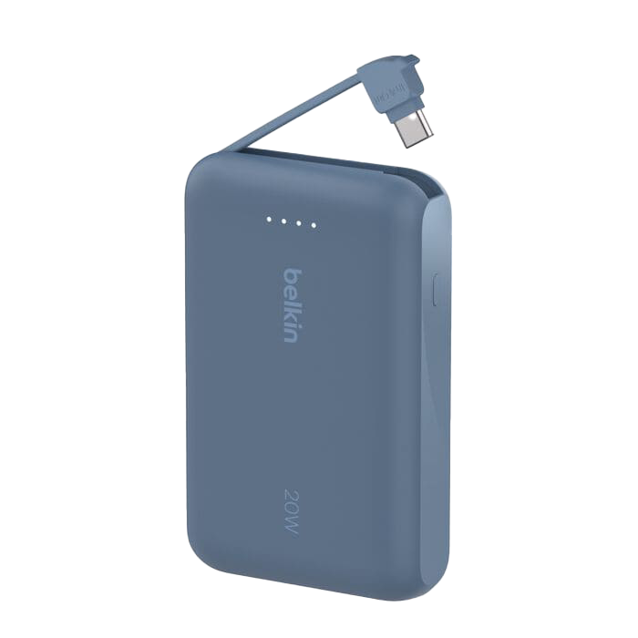 Belkin BoostCharge Power Bank 10K with Integrated Cable USB-C 20W
