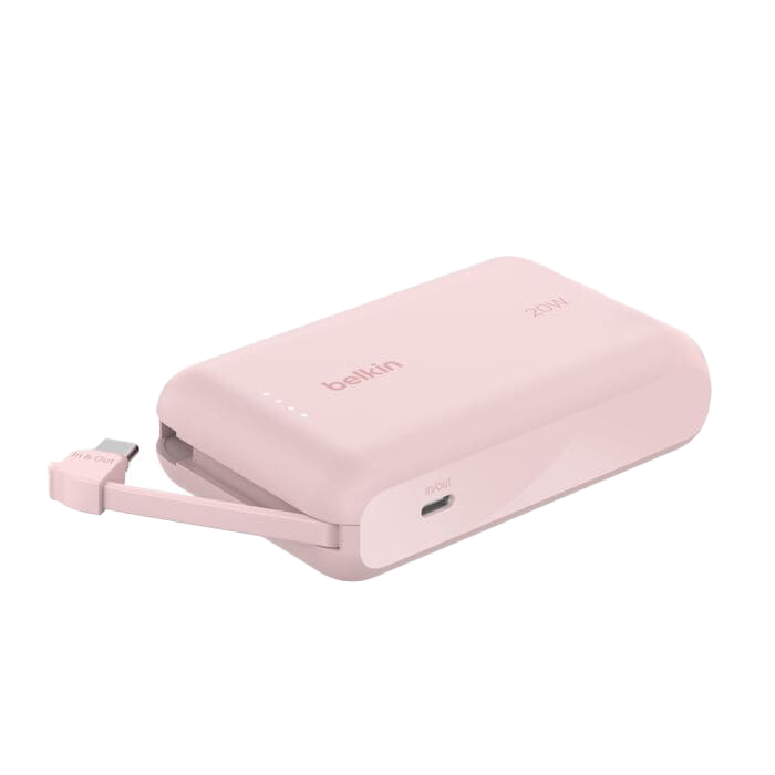 Belkin BoostCharge Power Bank 10K with Integrated Cable USB-C 20W