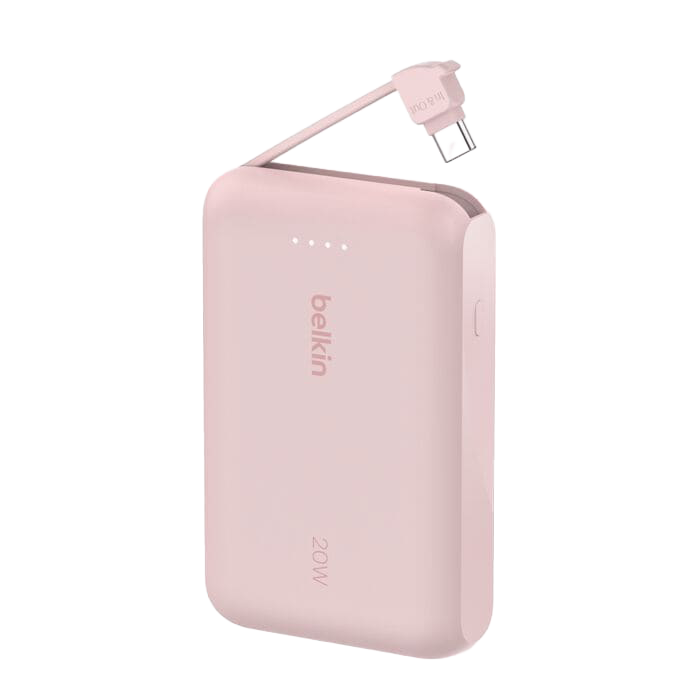 Belkin BoostCharge Power Bank 10K with Integrated Cable USB-C 20W