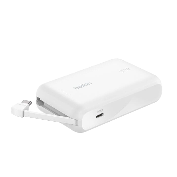 Belkin BoostCharge Power Bank 10K with Integrated Cable USB-C 20W