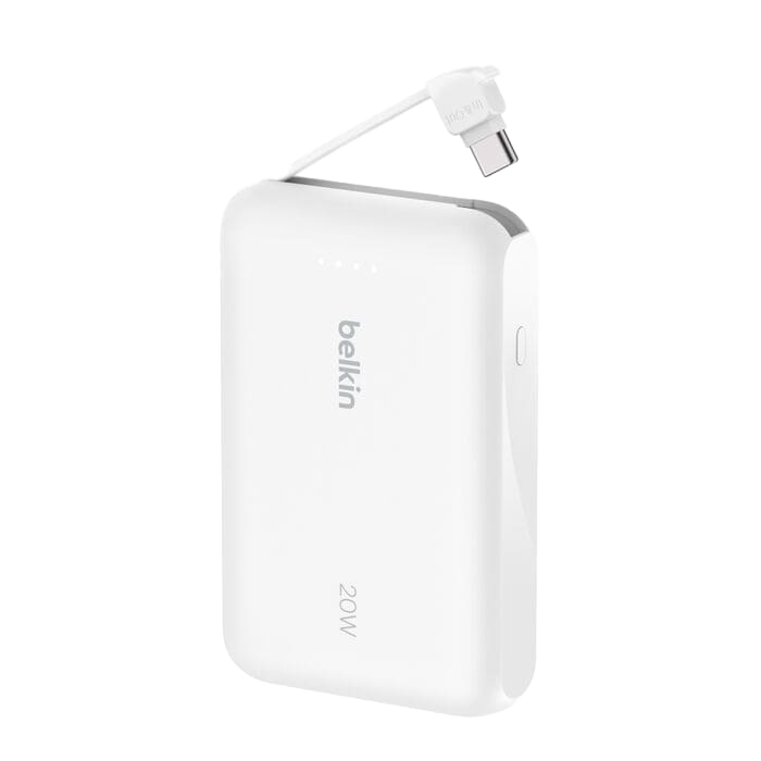 Belkin BoostCharge Power Bank 10K with Integrated Cable USB-C 20W