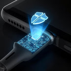 كابل I-Lock Type-C إلى Type-C بقدرة 100W، بطول 1 متر، 5137، أسود