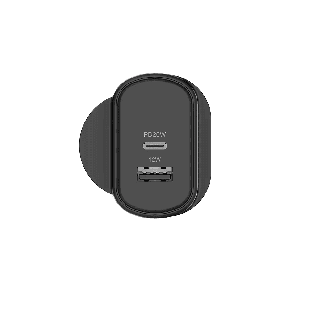 Cygnett 32W USB-C PD Dual Port Wall Charger