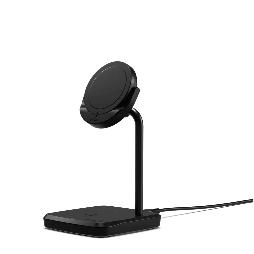 Cygnett ChargeBase Qi2.0 2-in-1 Magnetic Wireless Charger
