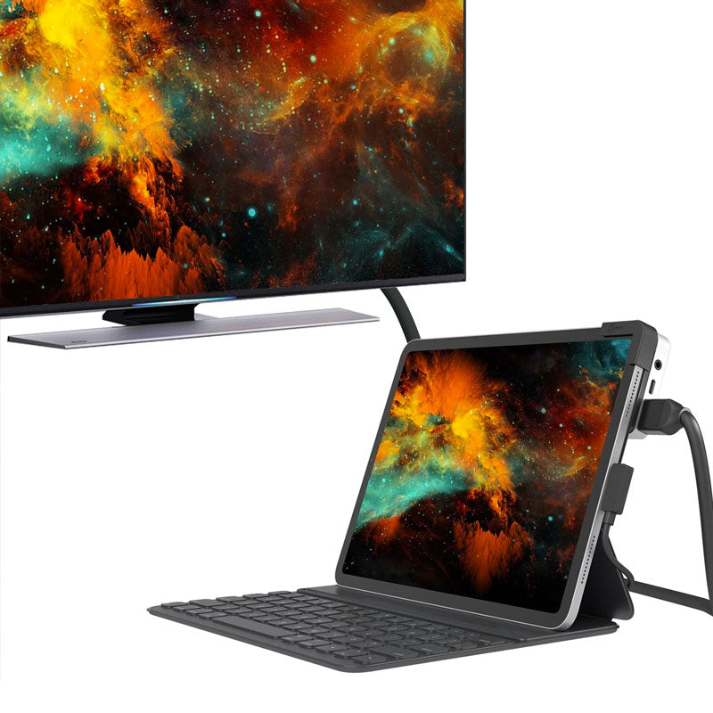 j5create قاعدة توصيل متنقلة بمنفذ USB-C™ إلى HDMI™ (بدقة 4K ومعدل تحديث 60 هرتز) لجهاز iPad Pro® JCD612