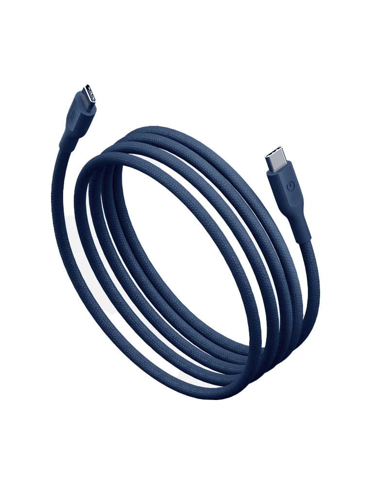 ENERGEA Flow 60W USB-C to USB-C Cable INDIGO