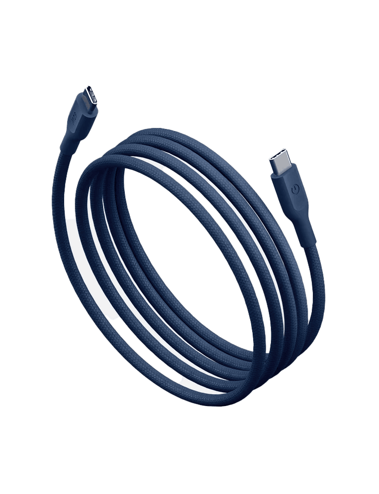 ENERGEA Flow 60W USB-C to USB-C Cable INDIGO