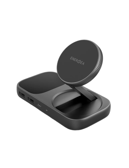 ENERGEA WiDock Plus 7-IN-1 With Qi2 certified & MagSafe Charging GUNMETAL