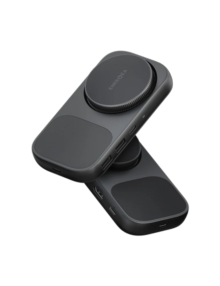 ENERGEA WiDock Plus 7-IN-1 With Qi2 certified & MagSafe Charging GUNMETAL