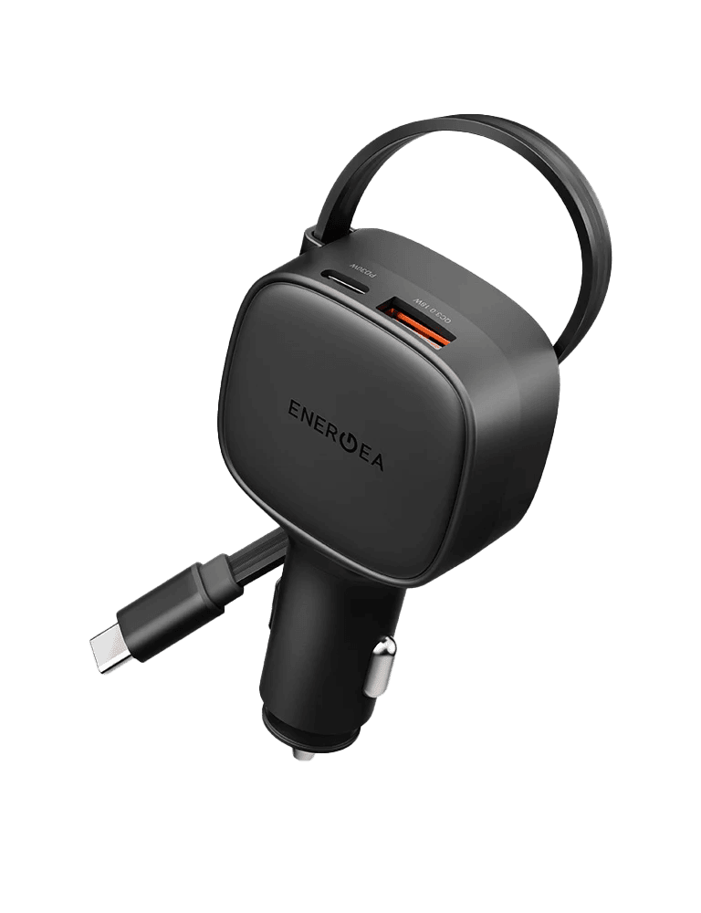 Energea ArcDrive 84 3-in-1 PD84W Car Charger GUNMETAL