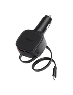 Energea ArcDrive 84 3-in-1 PD84W Car Charger GUNMETAL
