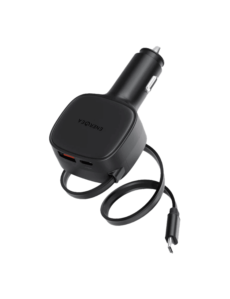 Energea ArcDrive 84 3-in-1 PD84W Car Charger GUNMETAL