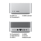 Mac Studio: Apple M3 Ultra with 28-core CPU and 60-core GPU, SSD