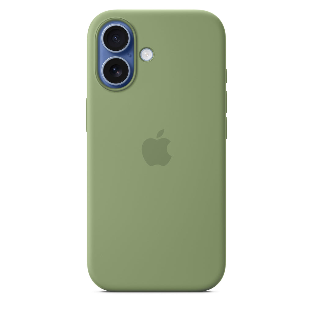 iPhone 17 Silicone Case with MagSafe Light Moss