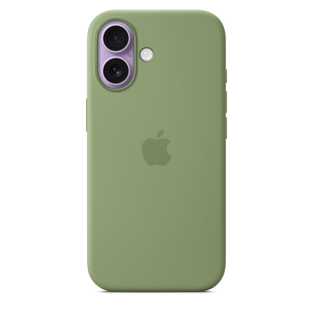 iPhone 17 Silicone Case with MagSafe Light Moss