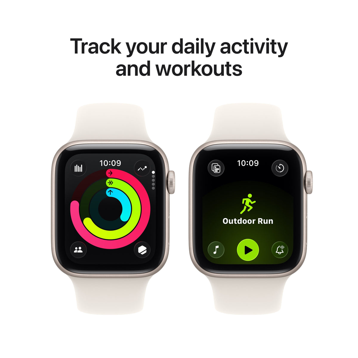 Apple Watch SE 3 GPS 40mm Aluminium Case with Starlight Sport Band S/M