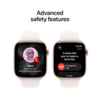 Apple Watch Series 11 GPS 42mm Aluminium Case with Light Blush Sport Band M/L