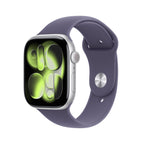 Apple Watch Series 11 GPS 46mm Aluminium Case with Purple Fog Sport Band M/L