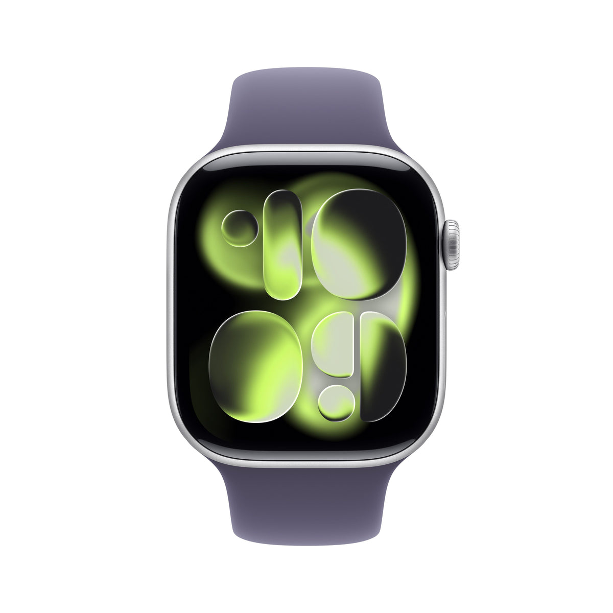 Apple Watch Series 11 GPS 46mm Aluminium Case with Purple Fog Sport Band M/L