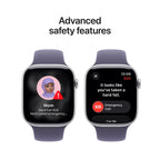 Apple Watch Series 11 GPS 46mm Aluminium Case with Purple Fog Sport Band M/L