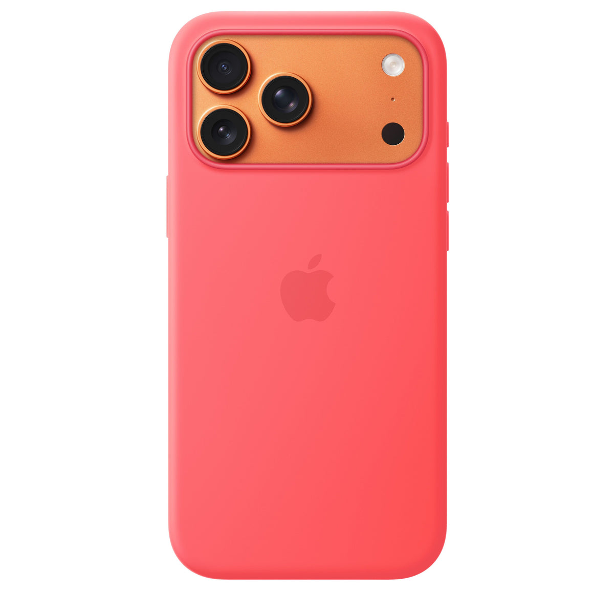 iPhone 17 Pro Max Silicone Case with MagSafe Bright Guava