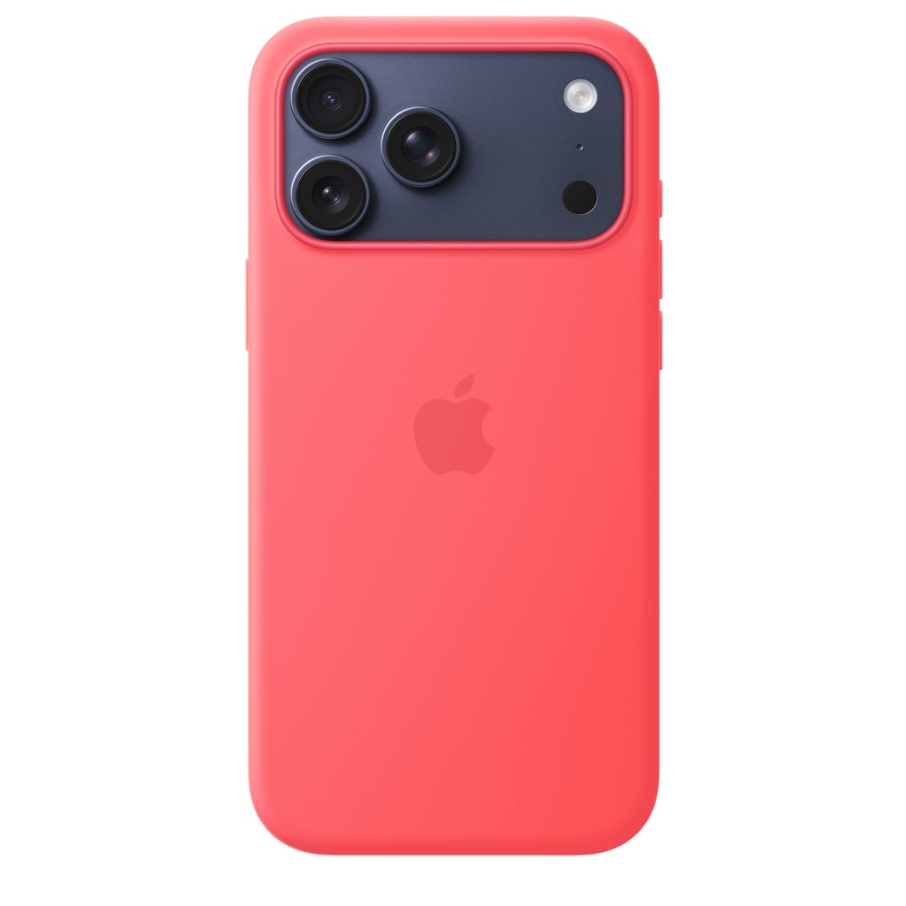 iPhone 17 Pro Max Silicone Case with MagSafe Bright Guava