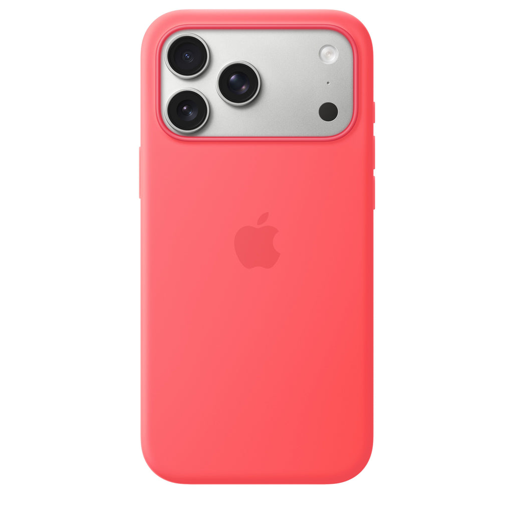 iPhone 17 Pro Max Silicone Case with MagSafe Bright Guava