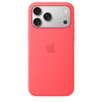iPhone 17 Pro Max Silicone Case with MagSafe Bright Guava