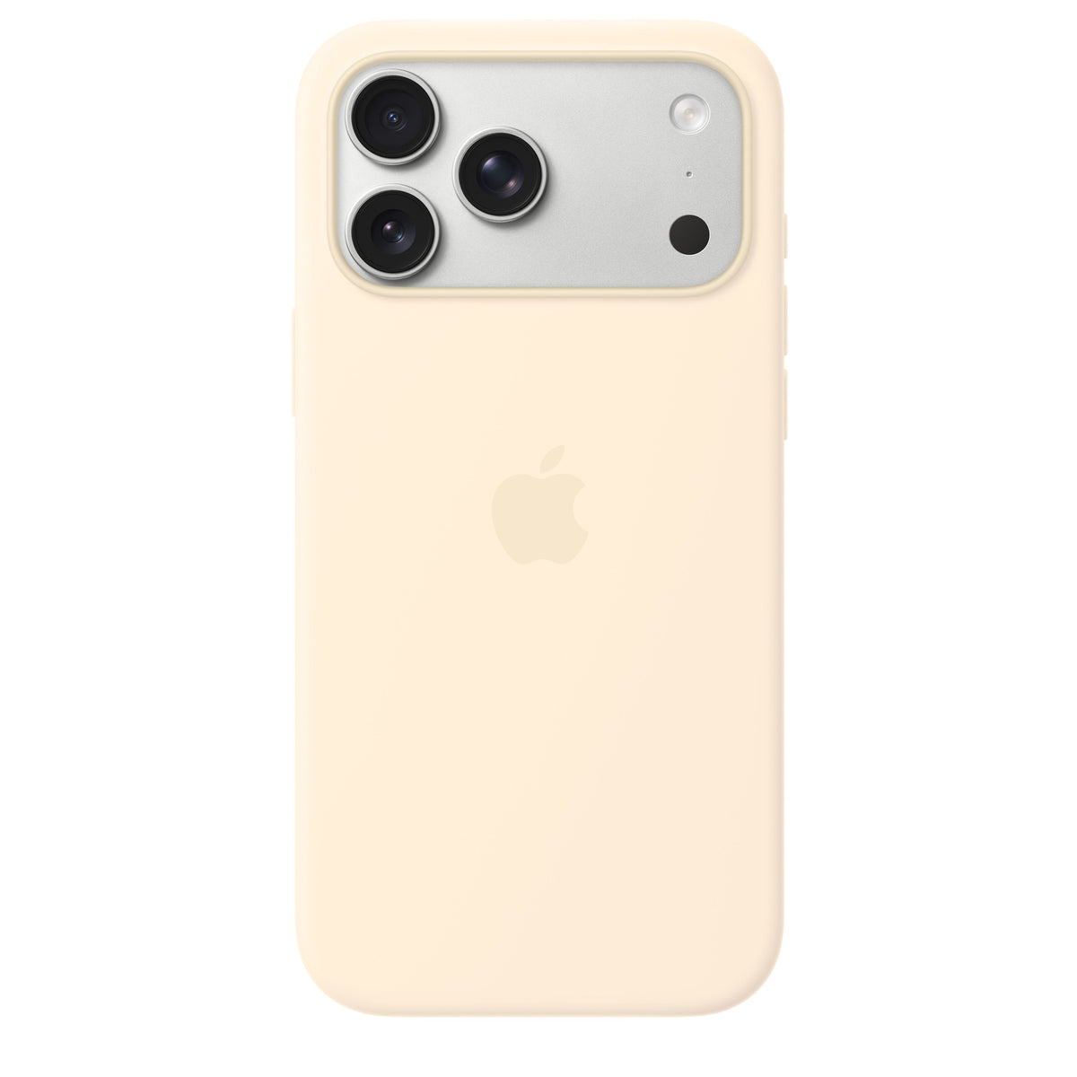 iPhone 17 Pro Max Silicone Case with MagSafe Vanilla