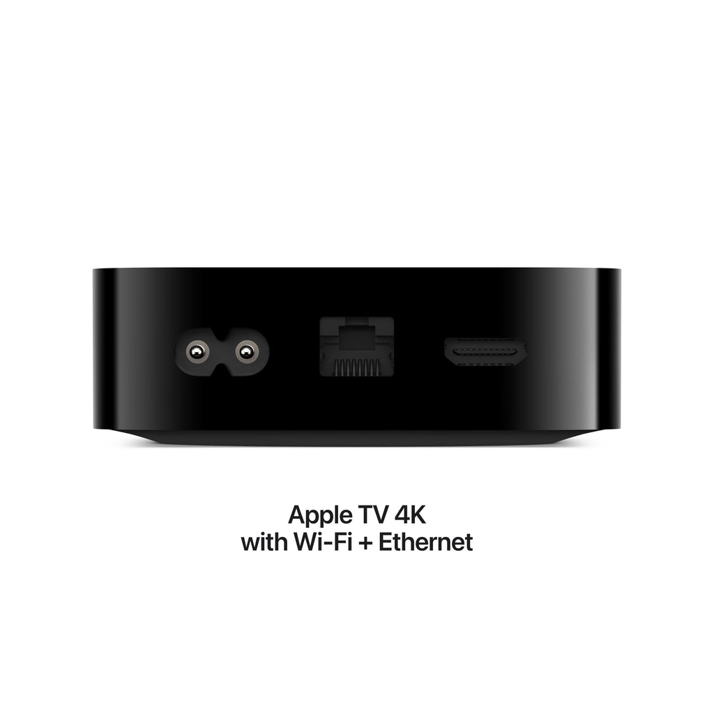 Apple TV 4K Wi‑Fi + Ethernet with storage