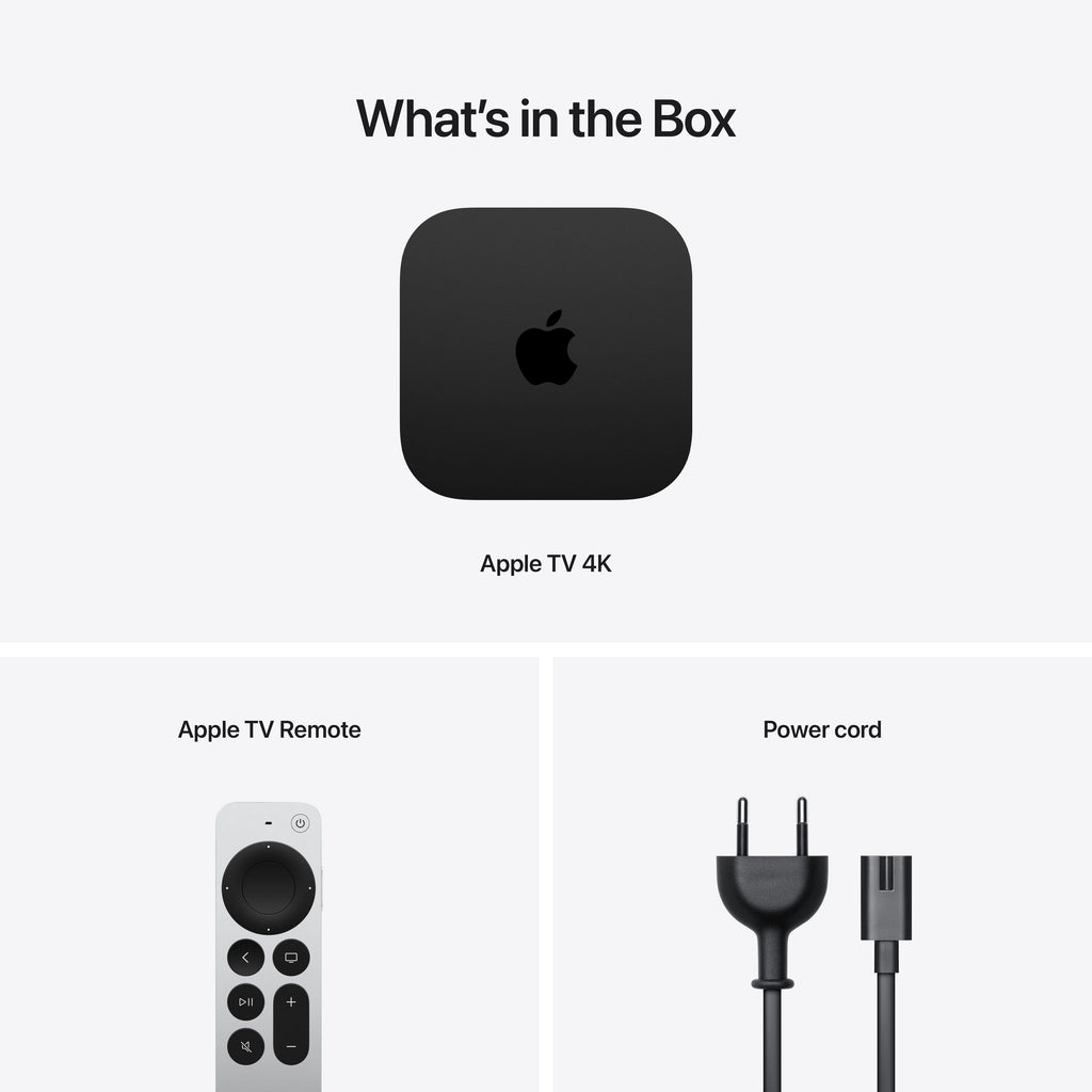 Apple TV 4K Wi‑Fi + Ethernet with storage