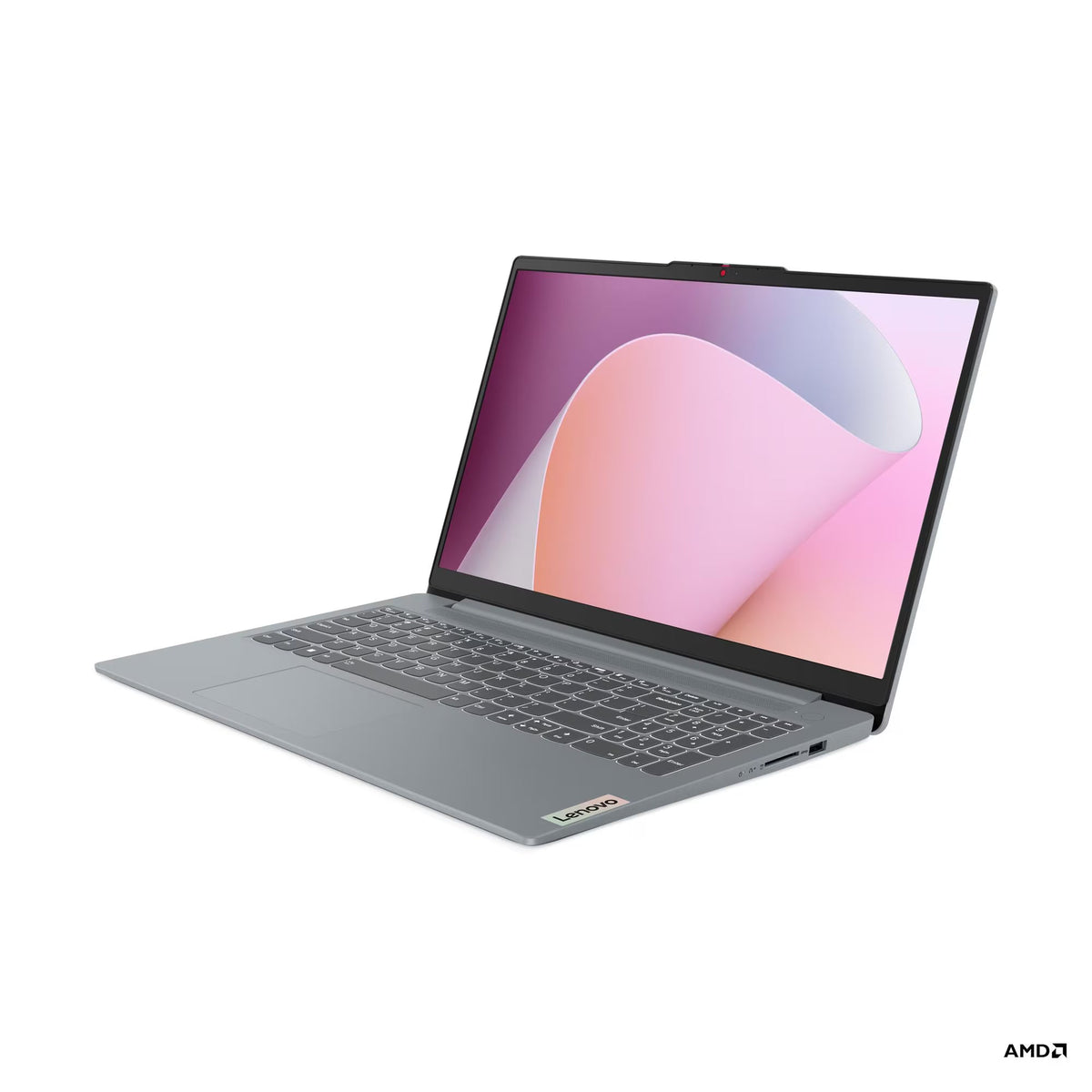 لاب توب Lenovo IdeaPad Slim 3، Ryzen 5 7520U، رام 8 جيجابايت، SSD 512 جيجابايت، شاشة 15.6 بوصة FHD، Windows 11 رمادي