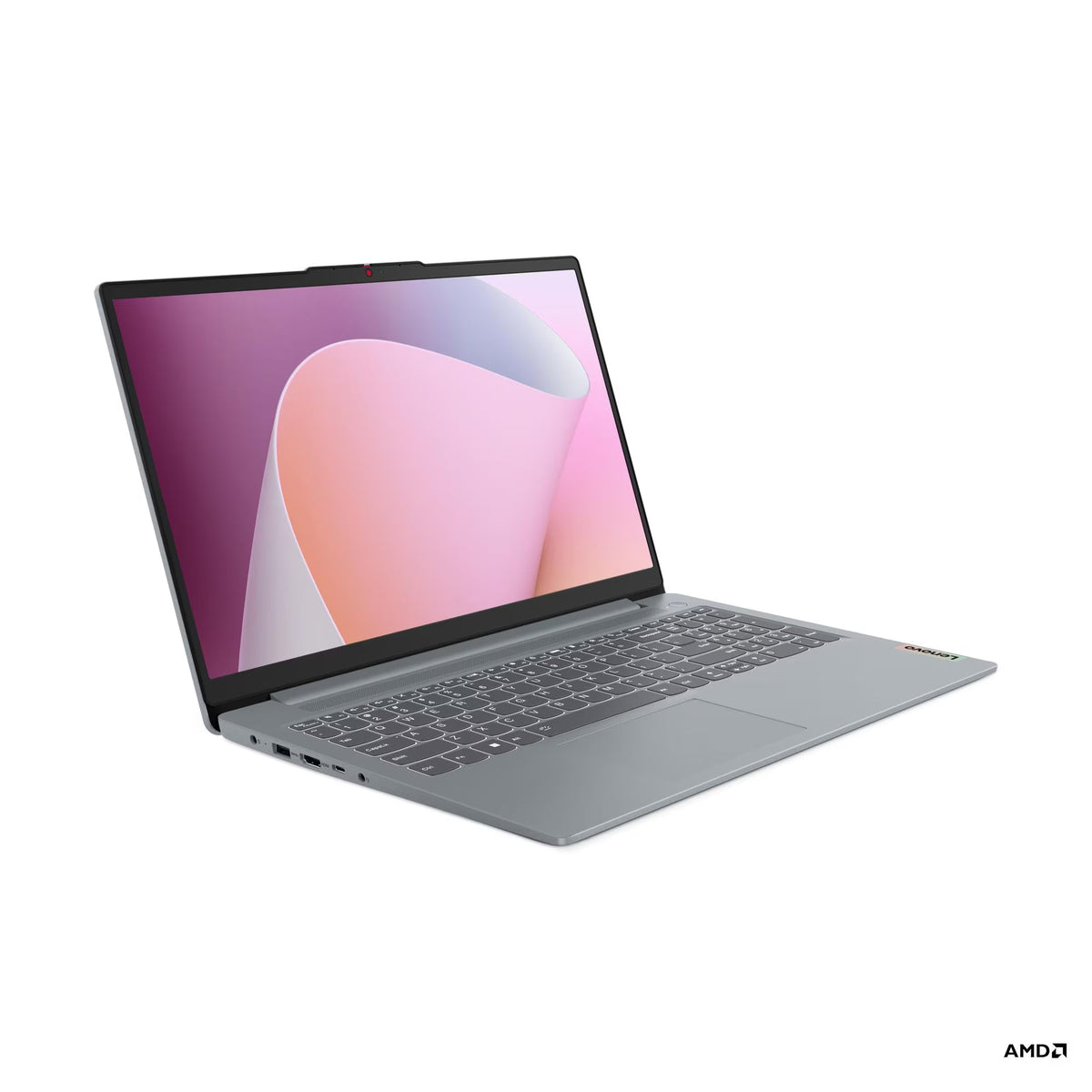 لاب توب Lenovo IdeaPad Slim 3، Ryzen 5 7520U، رام 8 جيجابايت، SSD 512 جيجابايت، شاشة 15.6 بوصة FHD، Windows 11 رمادي