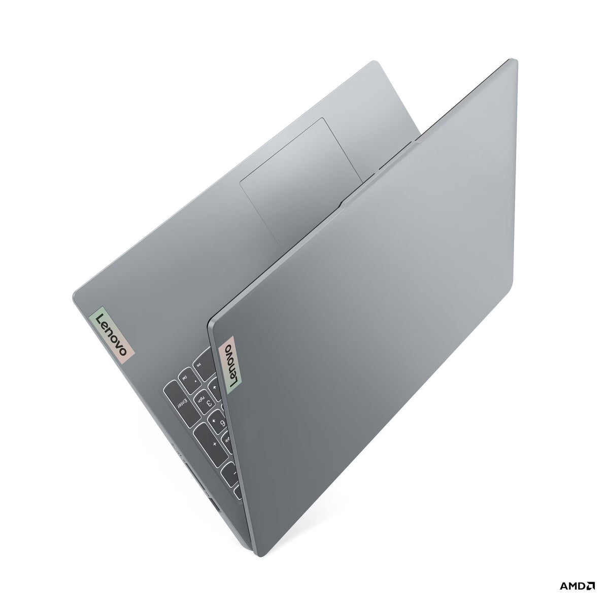 لاب توب Lenovo IdeaPad Slim 3، Ryzen 5 7520U، رام 8 جيجابايت، SSD 512 جيجابايت، شاشة 15.6 بوصة FHD، Windows 11 رمادي