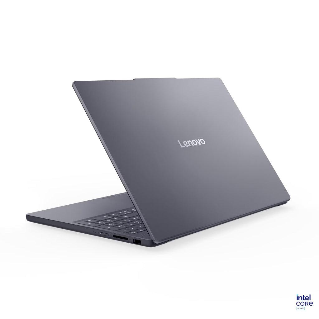 لابتوب Lenovo Slim 3 بمعالج Intel Core Ultra 5 322، ذاكرة 16 جيجابايت، SSD سعة 512 جيجابايت، شاشة 15.3 بوصة WUXGA، لون Luna