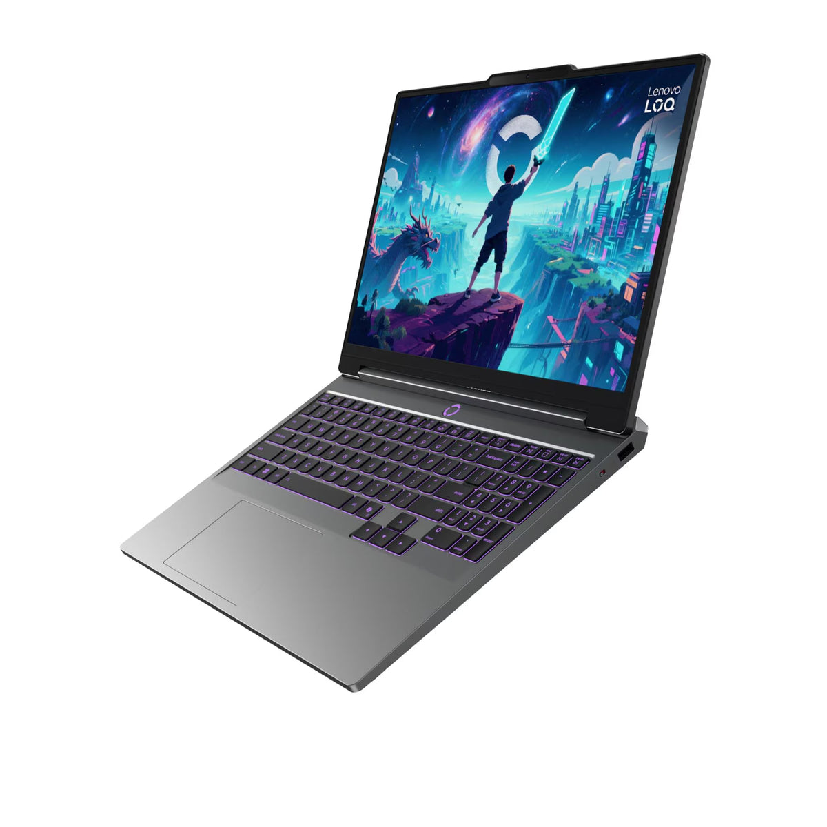 لابتوب Lenovo LOQ بمعالج Intel Core Ultra 7 356H، ذاكرة 16 جيجابايت، سعة 512 جيجابايت SSD، بطاقة RTX 5060، شاشة 15.3 بوصة WUXGA، Windows 11 Luna