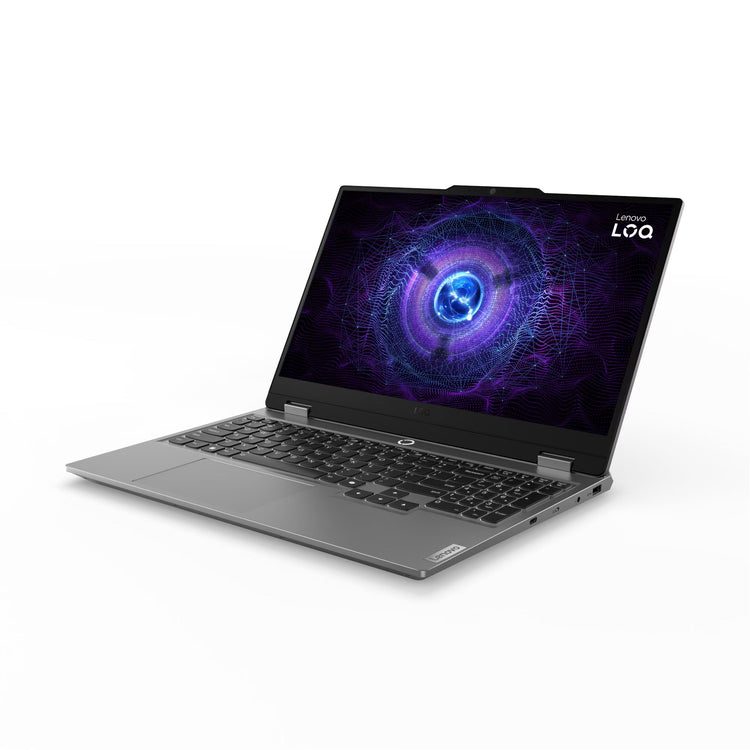 لابتوب Lenovo LOQ 15IRX9، معالج Intel Core i7-13645HX، رام 16 جيجابايت، SSD سعة 512 جيجابايت، RTX 4050 سعة 6 جيجابايت، شاشة 15.6 بوصة FHD، 83DV01HSED رمادي