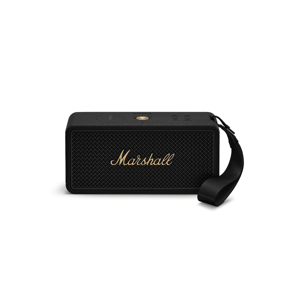 Marshall Middleton II Portable Bluetooth Speaker And Brass
