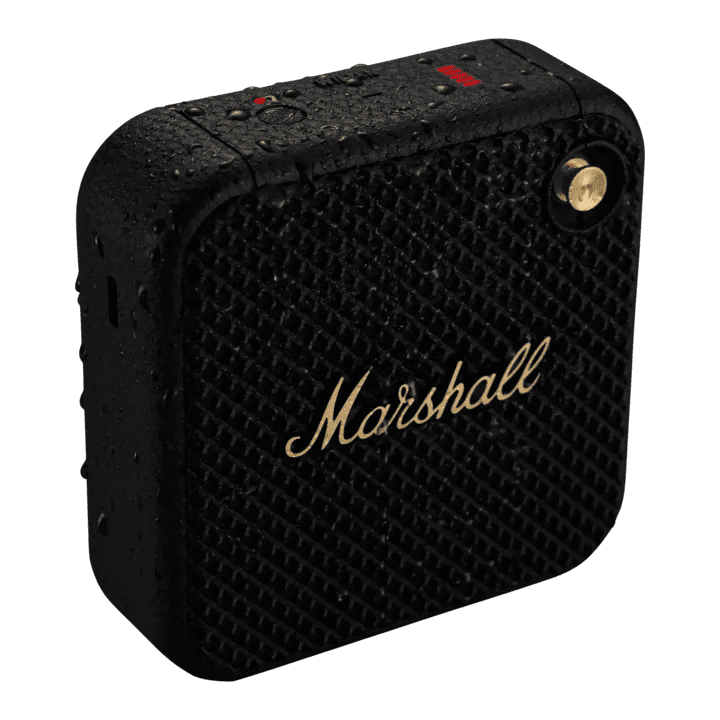 Marshall Willen Portable Bluetooth Speaker And Brass