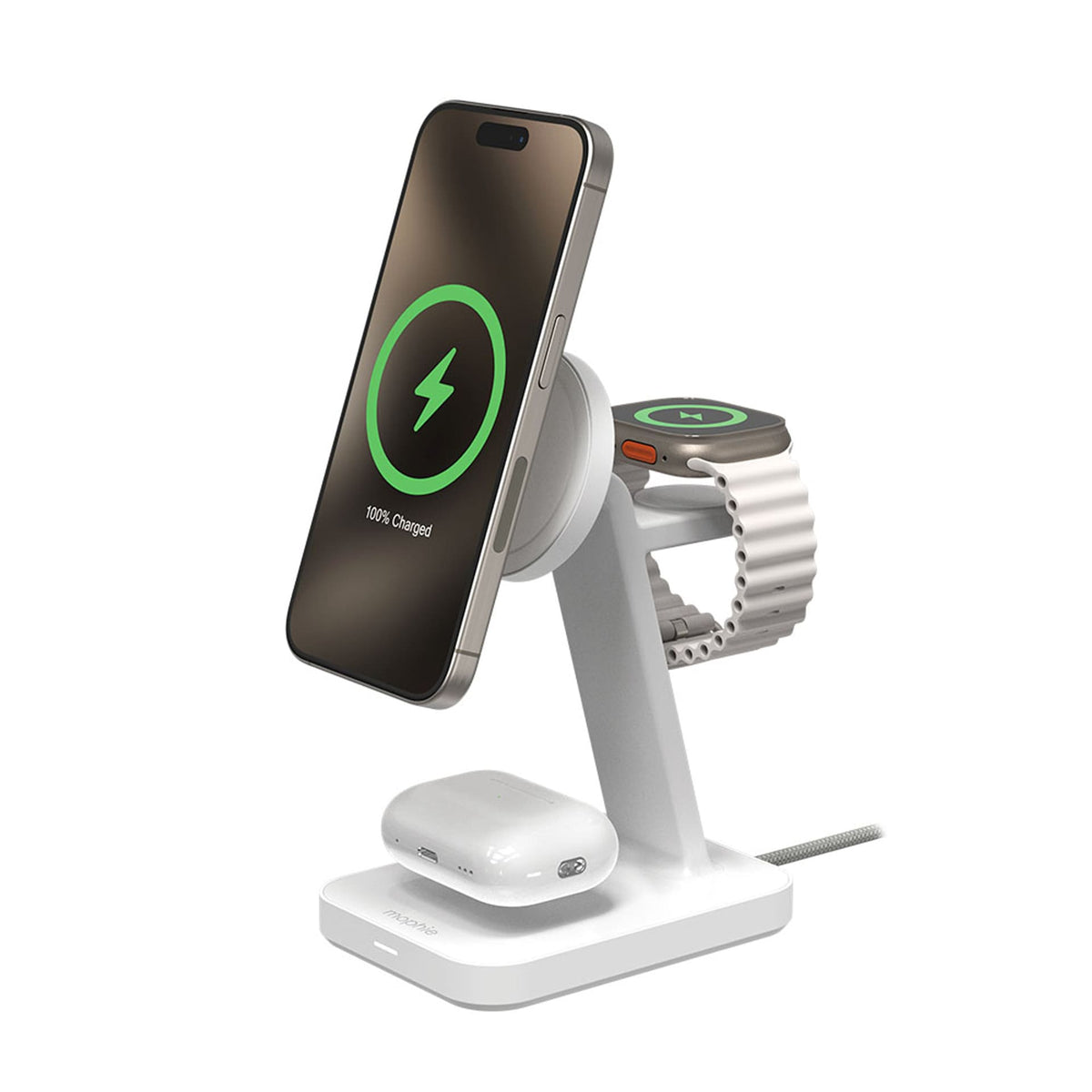 Mophie snap+ 3-in-1 wireless charge stand Qi2